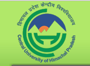 Central University of Himachal Pradesh Dharamshala (Kangra) 1